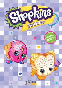 Çıkartmalı Shopkins Cicibiciler Aktivite (Mor)