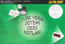 Türk Vergi Sistemi Ders Notları