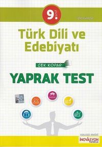 9. Sınıf Türk Dili ve Edebiyatı Çek Kopar Yaprak Test