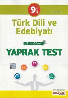 9. Sınıf Türk Dili ve Edebiyatı Çek Kopar Yaprak Test