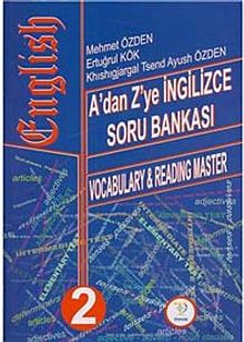 A'dan Z'ye İngilizce Soru Bankası / Vocabulary-Reading Master