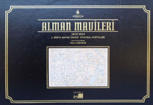 Alman Mavileri 1913-1914 1.Dünya Savaşı Öncesi İstanbul Haritaları