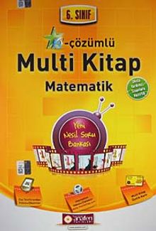 6. Sınıf e-Çözümlü Multi Kitap Matematik