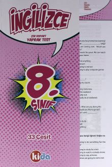 8.Sınıf İngilizce Çek Kopart Yaprak Test