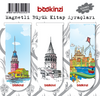 Magnetli Büyük Kitap Ayraç / İstanbul Temalı (3 Adet)