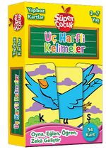 Yapboz Kartlar - Üç Harfli Kelimeler & Oyna-Eğlen-Öğren-Zeka Geliştir (3-7 Yaş)