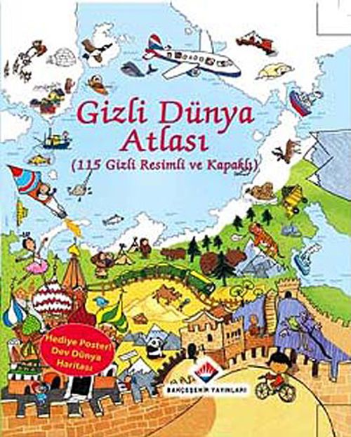 Gizli Dünya Atlası (115 Gizli Resimli ve Kapaklı)
