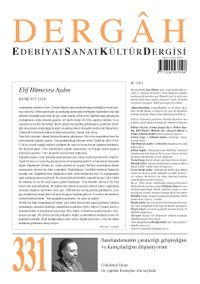 Dergah Edebiyat Sanat Kültür Dergisi Sayı 331 Eylül 2017