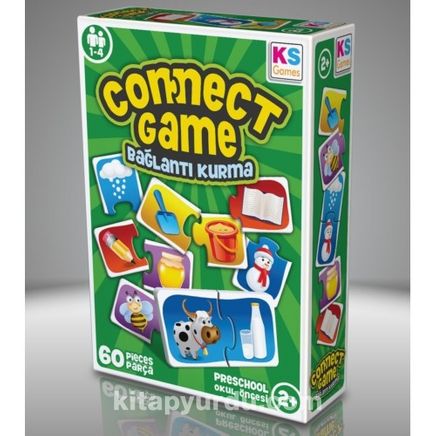 Connect Game Eşleştirme Oyunu Bağlantı Kurma 60 Parça Puzzle