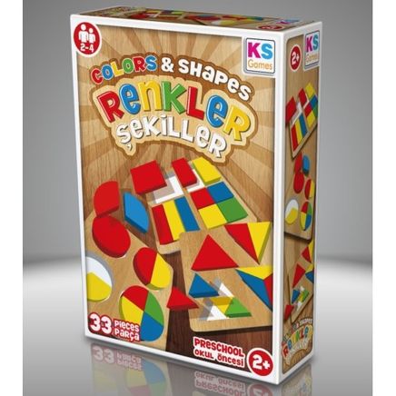 Renkler ve Şekiller 33 Parça Puzzle