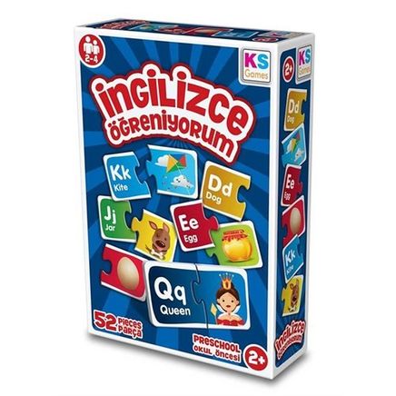 İngilizce Öğreniyorum 52 Parça Puzzle