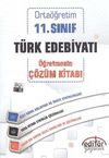 11. Sınıf Ortaöğretim Türk Edebiyatı Öğretmenin Çözüm Kitabı