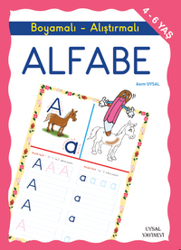 Boyamalı ve Alıştırmalı Türkçe Alfabe/Büyük Boy