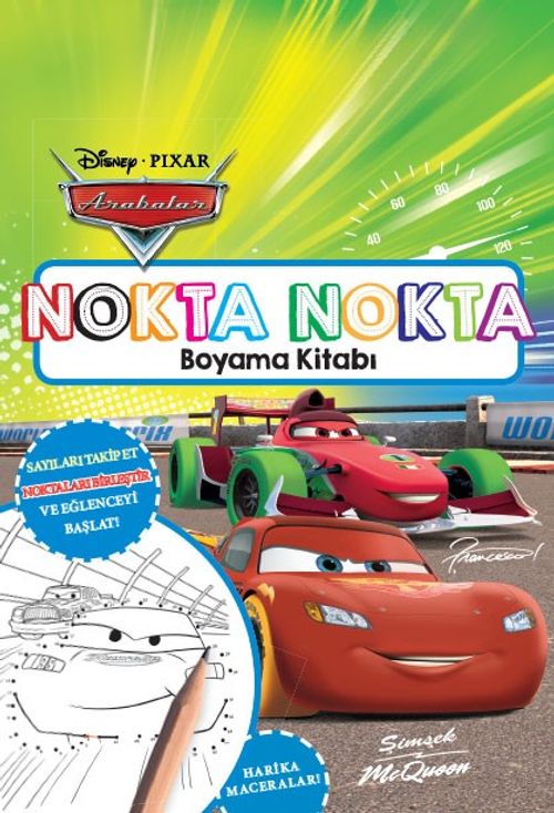Arabalar Nokta Nokta Boyama Kitabı 
