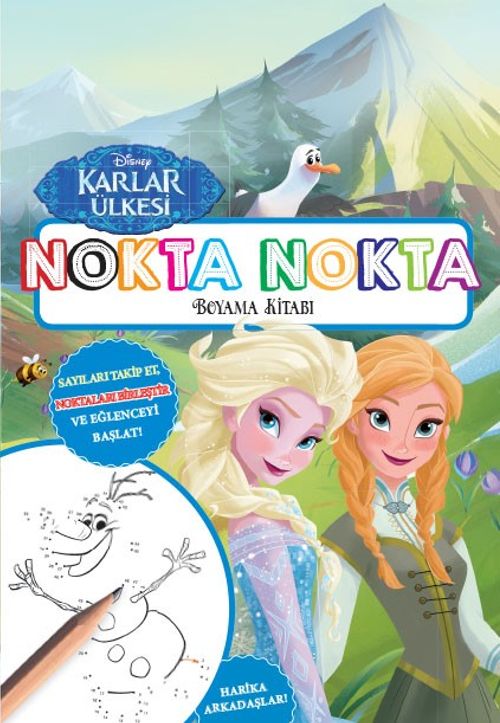 Karlar Ülkesi Nokta Nokta Boyama Kitabı