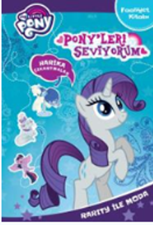 MLP Ponyleri Seviyorum - Rarity İle Moda Faaliyet Kitabı
