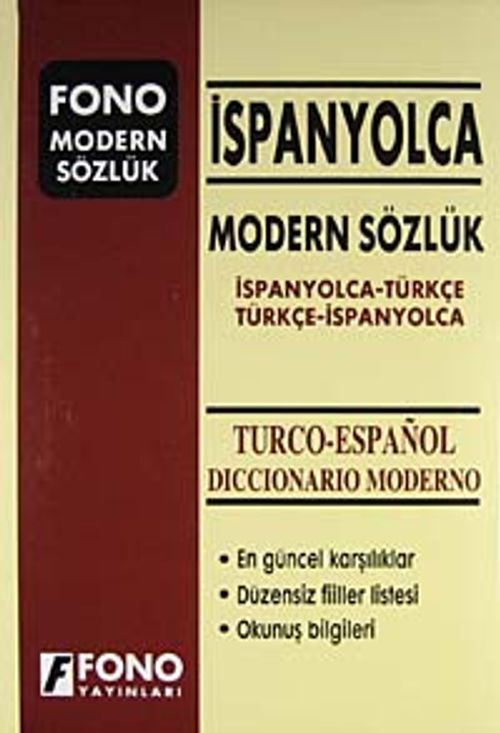 İspanyolca Modern Sözlük ( İspanyolca-Türkçe/Türkçe-İspanyolca)