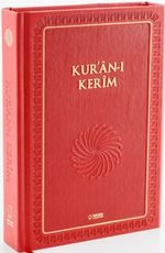 Kur'an-ı Kerim (Büyük Boy - Mıklepli - Kırmızı-Ciltli)