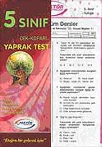 5. Sınıf Yaprak Test