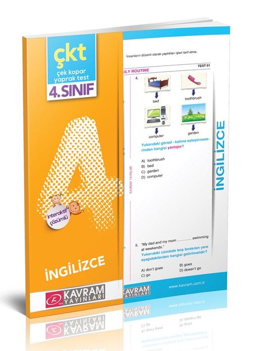 4. Sınıf İngilizce Yaprak Test (Karekod Video Çözümlü)