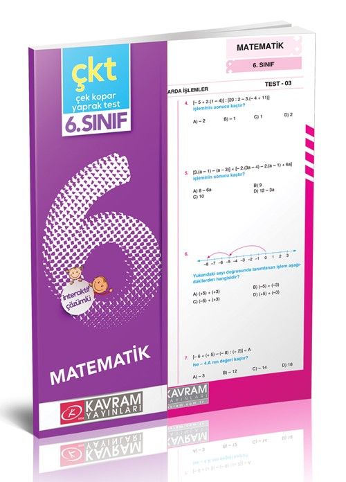 6. Sınıf Matematik Yaprak Test (Karekod Video Çözümlü)