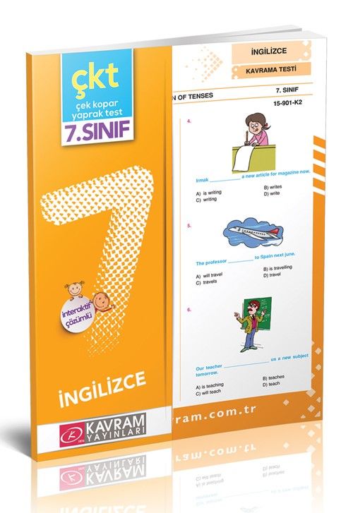 7. Sınıf İngilizce Yaprak Test (Karekod Video Çözümlü)
