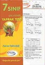 7. Sınıf Fen ve Teknoloji Yaprak Test