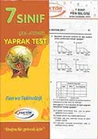 7. Sınıf Fen ve Teknoloji Yaprak Test