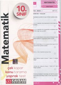 10. Sınıf Matematik Yaprak Testi