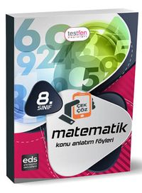 8. Sınıf Matematik Konu Anlatım Föyleri (40 Föy)