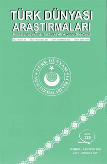 Türk Dünyası Araştırmaları Vakfı Tarih Dergisi Sayı:229 Temmuz-Ağustos 2017