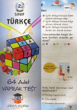 2. Sınıf Türkçe Yaprak Test (64 Adet)