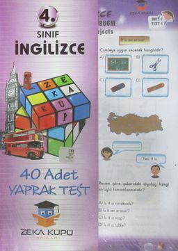 4. Sınıf İngilizce Yaprak Test (40 Adet)