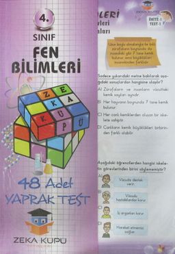 4. Sınıf Fen Bilimleri Yaprak Test (48 Adet)