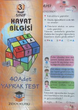 3. Sınıf Hayat Bilgisi Yaprak Test (40 Adet)