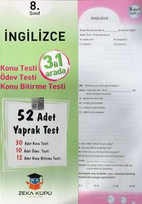8. Sınıf İngilizce Yaprak Test (52 Adet)