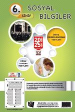 6. Sınıf Sosyal Bilgiler 20x25 Test Soru Föy Yapraktest