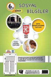 6. Sınıf Sosyal Bilgiler 20x25 Test Soru Föy Yapraktest