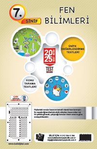 7. Sınıf Fen Bilimleri 20x25 Test Soru Föy Yaprak Test