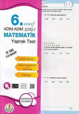 6. Sınıf Matematik Yaprak Test