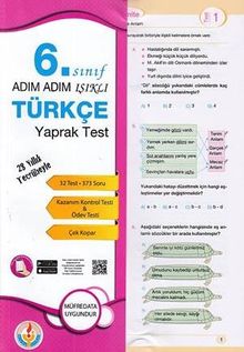 6. Sınıf Türkçe Yaprak Test