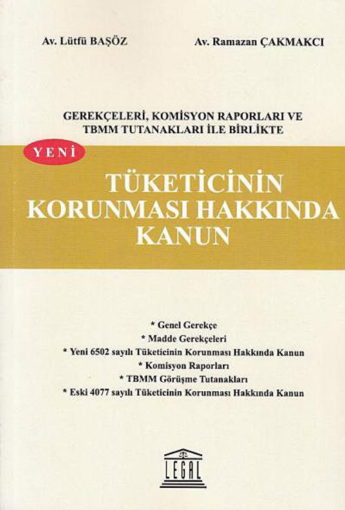 Tüketicinin Korunması Hakkında Kanun (Büyük Boy)