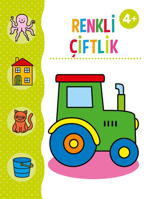 Renkli Çiftlik Boyama Kitabı (4+ Yaş)