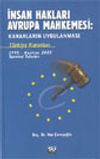 İnsan Hakları Avrupa Mahkemesi T&uuml;rkiye Kararları