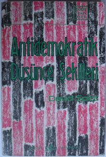 Antidemokratik Düşünce Şekilleri (Kod: 4-F-21)