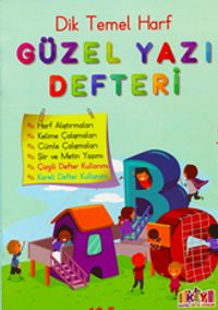Güzel Yazı Defteri Dik Temel Harf
