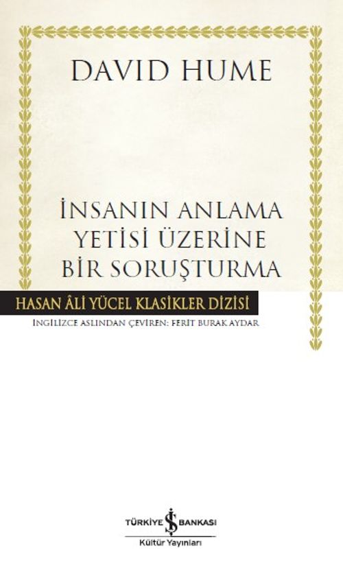İnsanın Anlama Yetisi Üzerine Bir Soruşturma (Karton Kapak)