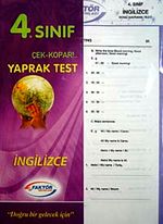 4. Sınıf Yaprak Test İngilizce