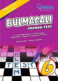 Bulmacalı Yaprak Test 6. Sınıf