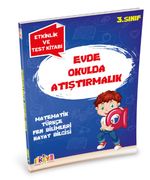 3. Sınıf Evde Okulda Atıştırmalık Etkinlik ve Test Kitabı
